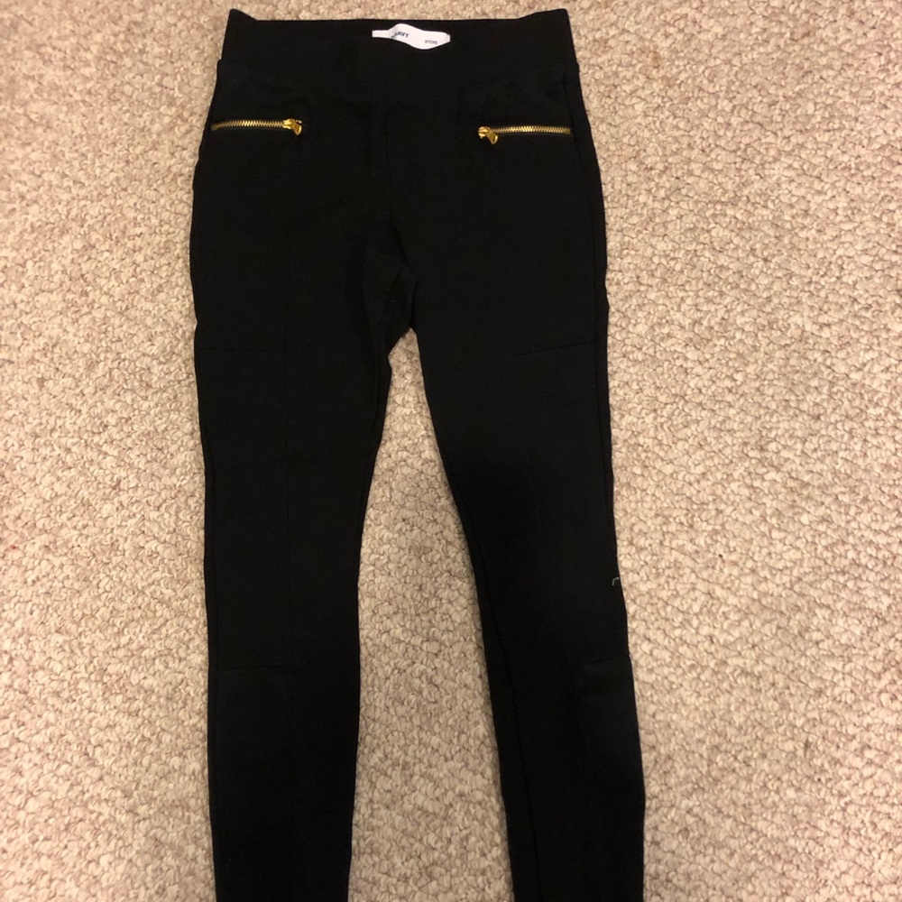 Black stretchy/dress pants
